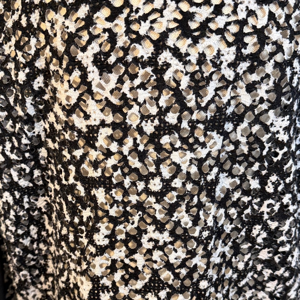 Ruby Rd. Black and White Bomber Jacket - Picture 5 of 8